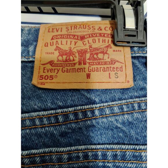 Womens Vintage Levi's 505 Jeans Size 9 Jr. Y2K - Picture 3 of 7